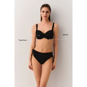 Balenli Körüklü Toparlayıcı Bikini Üst