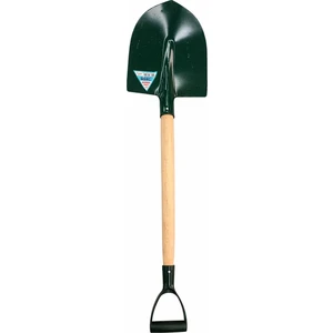 Kürek, Plastik Tutma Saplı, Ahşap Sap, 100 cm