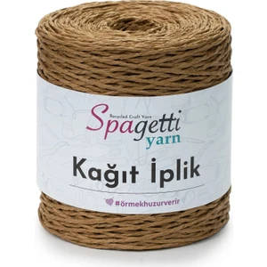 Spagetti Yarn Karamel Kağıt Ip