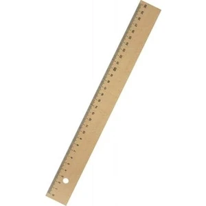 30 cm Tahta Cetvel / Takviyesiz