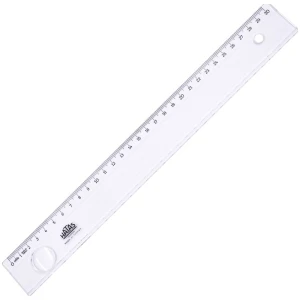 30 cm Geniş Plastik Cetvel / Şeffaf