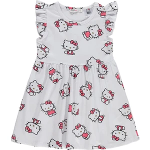 Hello Kitty 2-5 Yaş Elbise - Kırık Beyaz