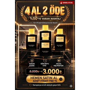 LELAS Prive 1618 Eclat De  Unisex Parfüm EDP 55 ML – Çiçeksi Kalıcı Koku