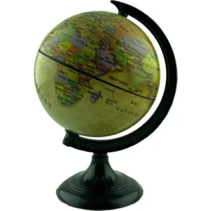 Kalemtraşlı Antik Yerküre 10 Cm