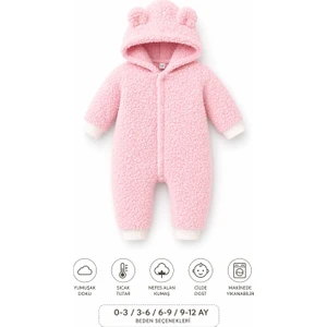 Peluş Çocuk Uyku Tulumu Welsoft-Pembe