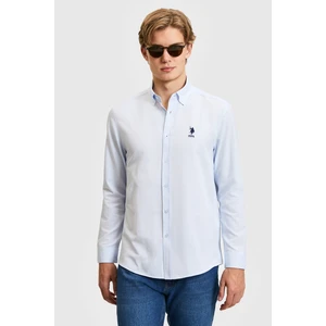 U.s. Polo Assn. Erkek Açık Mavi Gömlek Basic 50320276-VR003