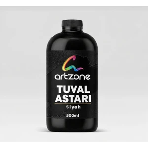 Siyah Tuval Astarı - Gesso 500 Gram