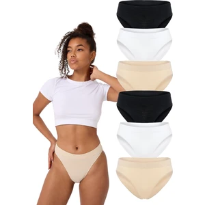 Forever More 6'lı Dikişsiz Basic Kadın Slip Külot
