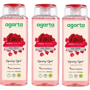 Duş Jeli Gül Aha -400ML*3AD