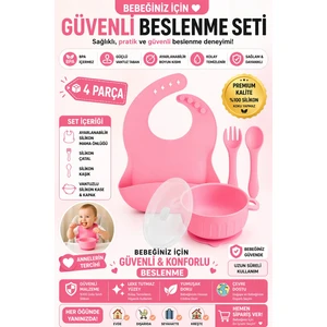 Silikon Beslenme Seti  / K.pembe