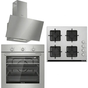 Cooktec Gri Cam Ankastre Set
