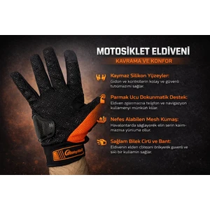 SPEED BİKER Koruyucu Motorsiklet Eldiveni