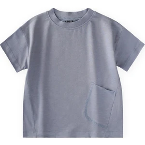 T-Shirt 1-8 Yaş Pastel Mavi