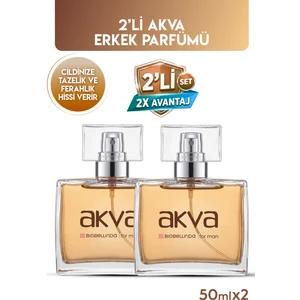 Akva Eau De Parfume For Men 50 ml (2'li Set)