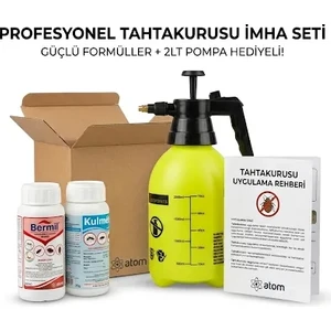 Tahta Kurusu İlaç Seti + İlaç Pompası 2 Lt El Tipi Basınçlı