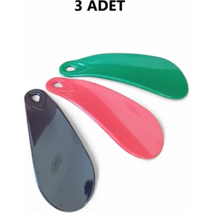 3 Adet Cep Boy Ayakkabı Çekeceği, Kerata 8 cm