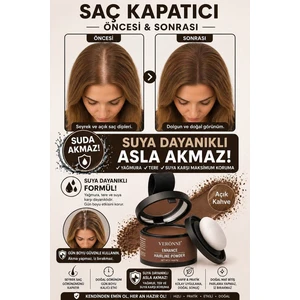 Blue Skin Care Saç Kapatıcı Pudra Yeni Nesil Saç Dolgunlaştırıcı Orta Kahve Pudra | Seyrek Sakal Saçlar için Saç Fiberi | Suda Çıkmaz beyaz saç kapatıcı