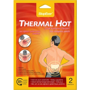 Stopever Thermal Hot Sıcak Terapi Plasteri 2'li