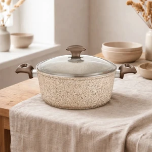 Creamy Granit 24 cm Derin Tencere