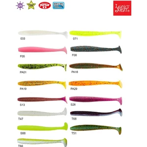 Lucky John S-Shad Tail 2.8'' (7.11 Cm) 7p Silikon Yem