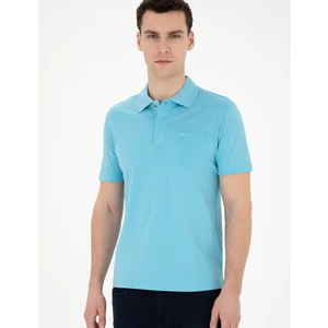 Pierre Cardin Erkek Açık Mavi Regular Fit Basic Tişört 50262668-VR003