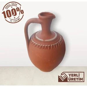 El Yapımı Toprak Su Testisi 5 Litre