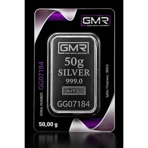 50 Gram Külçe Gümüş