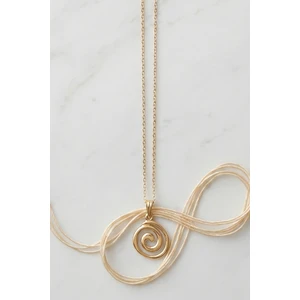 Gold Döngü Kolye 45CM