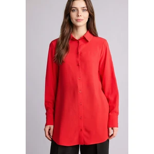 Regular Fit Basic Uzun Kollu Tesettür Gömlek Tunik Z3538AZ26SP