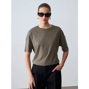 3683 Basic T-Shirt-Haki