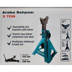 3 Ton Araba Sehpası 2 Adet (Çift Olarak)