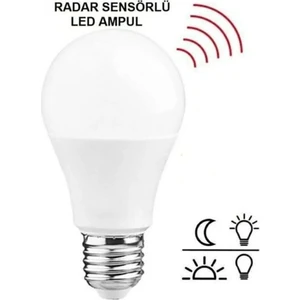 E-27 12W LED Sensörlü Ampul