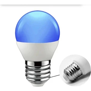 5 Adet 6W LED Ampul (E-27) (Mavi)