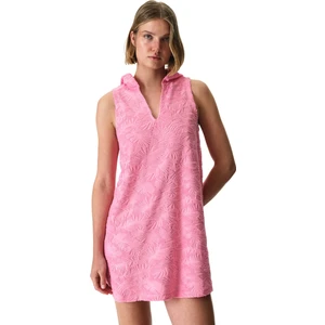 Açık Pembe Towel Kaftan