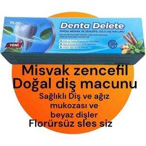 DENTA DELETE MISVAK ZENCEFIL DIS MACUNU 75 ML