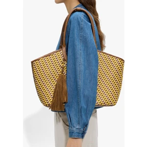 Kadın Içi Çıkarılabilir Örme Shopper Çanta