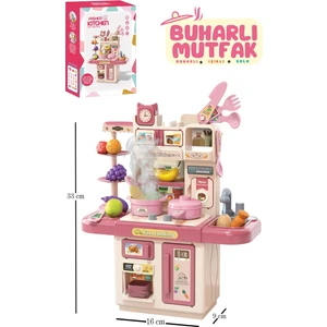 New Hood Pilli Buharlı Oyuncak Mutfak Seti 2550A