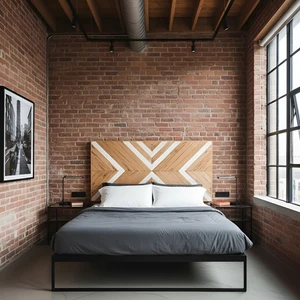 Geometrik Yatak/Baza Başlığı