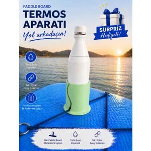 Paddle Board Sup Board Kano Termos Bardak Tutucu - Yeşil