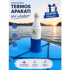 Paddle Board Sup Board Kano Termos Bardak Tutucu - Mavi