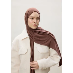 Fresh Scarfs Penye Şal Kızıl Kahve