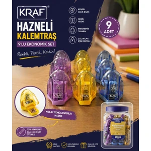 Hazneli Kalemtraş(9 Adet)