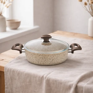 Creamy Granit Karnıyarık Tencere 22 Cm