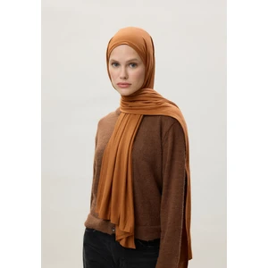 Fresh Scarfs Penye Şal Bronz