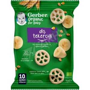 4 Adet Gerber Organik Muzlu Diş Tekerciği 28 gr