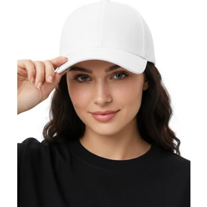 Moda Nokta Basic Şapka - Gri %100 Pamuk Gabardin Unisex Model
