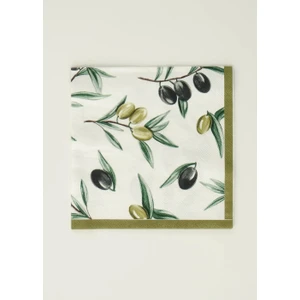 Bella Maison Olive 40'lı Kağıt Peçete (33x33 cm)