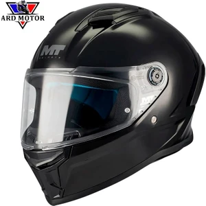mt Helmets Stınger 2 Pure A1 Parlak Siyah Kapalı Kask