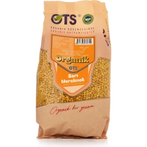 Organik Sarı Mercimek 750gr