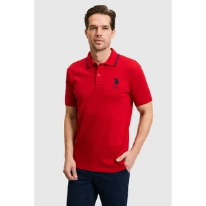U.S. Polo Assn. Erkek Kırmızı Basic Tişört 50322384-VR030